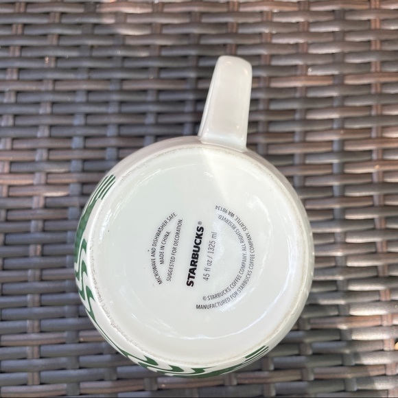 Starbucks 45 Oz Mug 2019 Rare Decorative Ceramic Cup With Handle Display Only - Picture 11 of 11